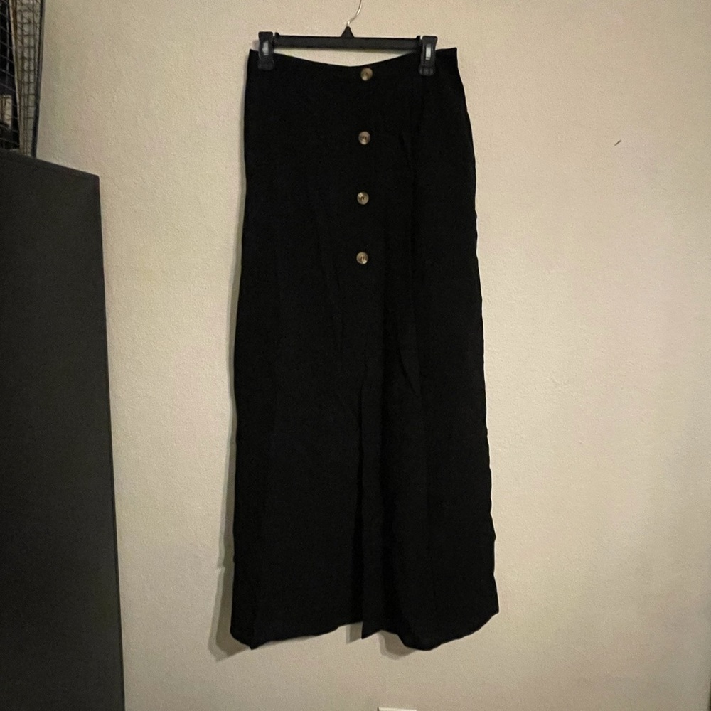 Black maxi skirt